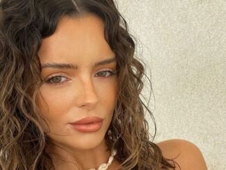 Love Island star Maura Higgins turns heads in a skimpy white bikini