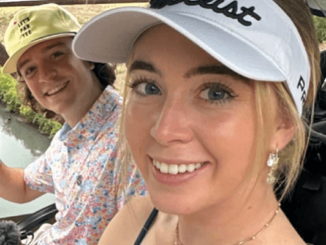 Grace Charis looks hot in revealing blue top on golf course as influencer jokes ‘I got catfished’