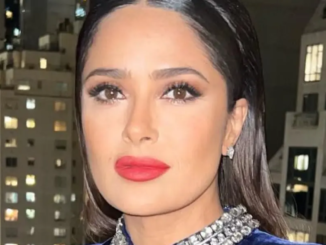 Salma Hayek, 57, In Strapless Glitter Gown Has Fans ‘Speechless’